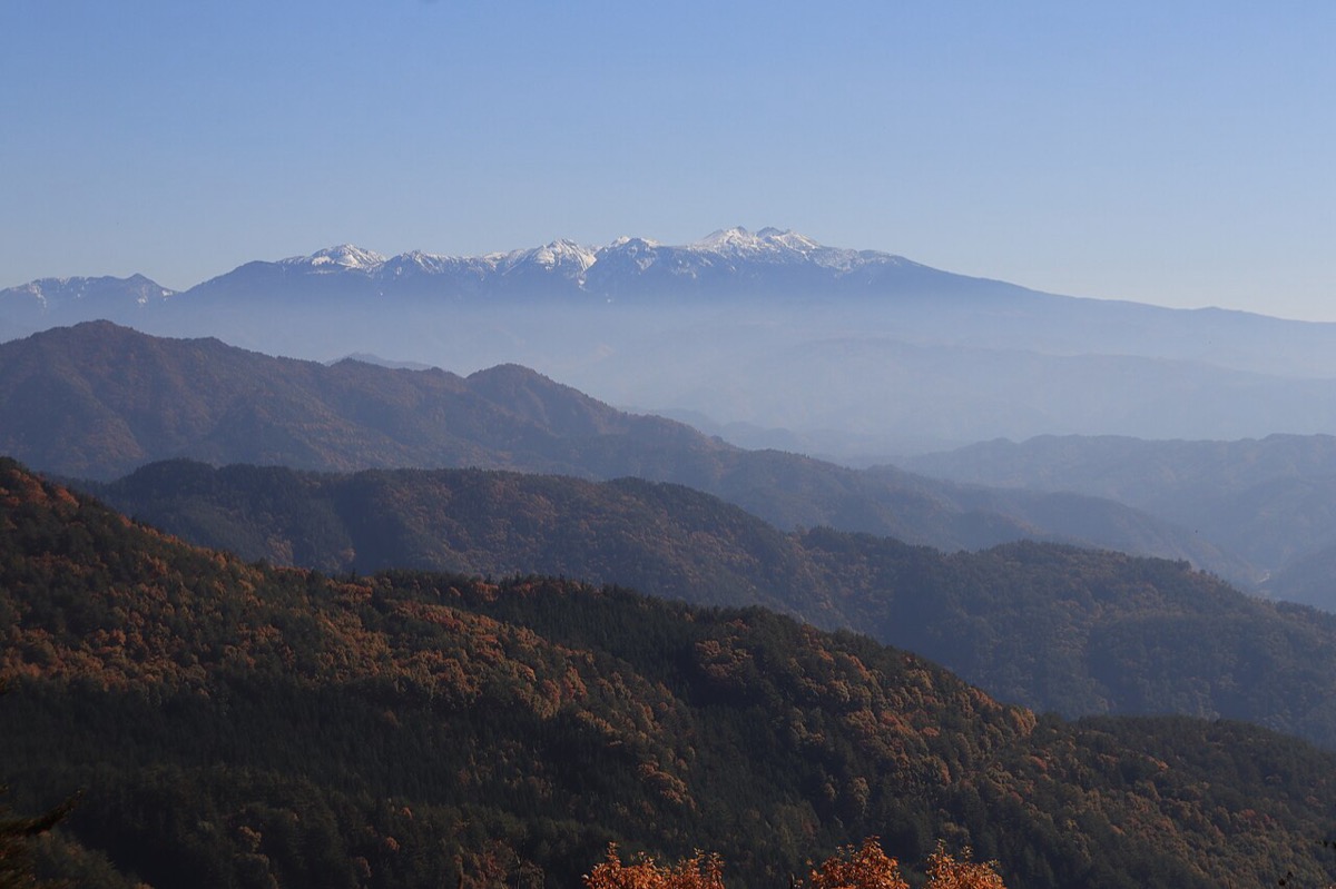Mt. Norikuradake from Mt. Anbo