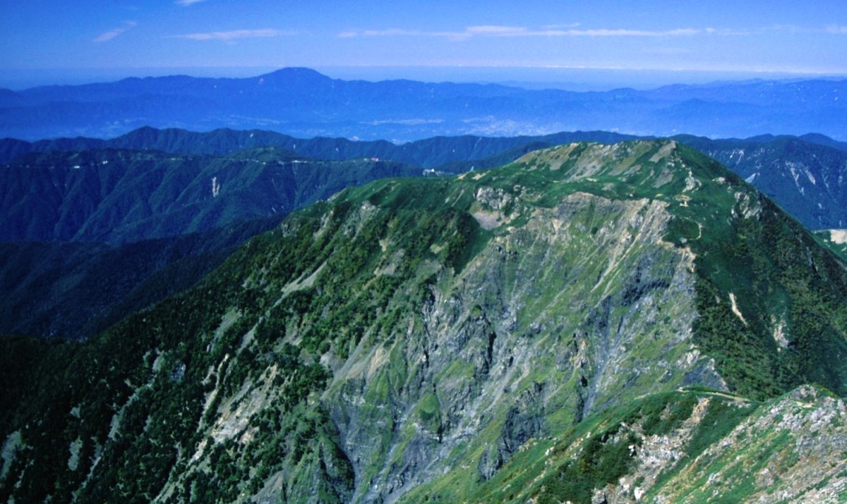 Mt. Ena from Mt. Hijiri