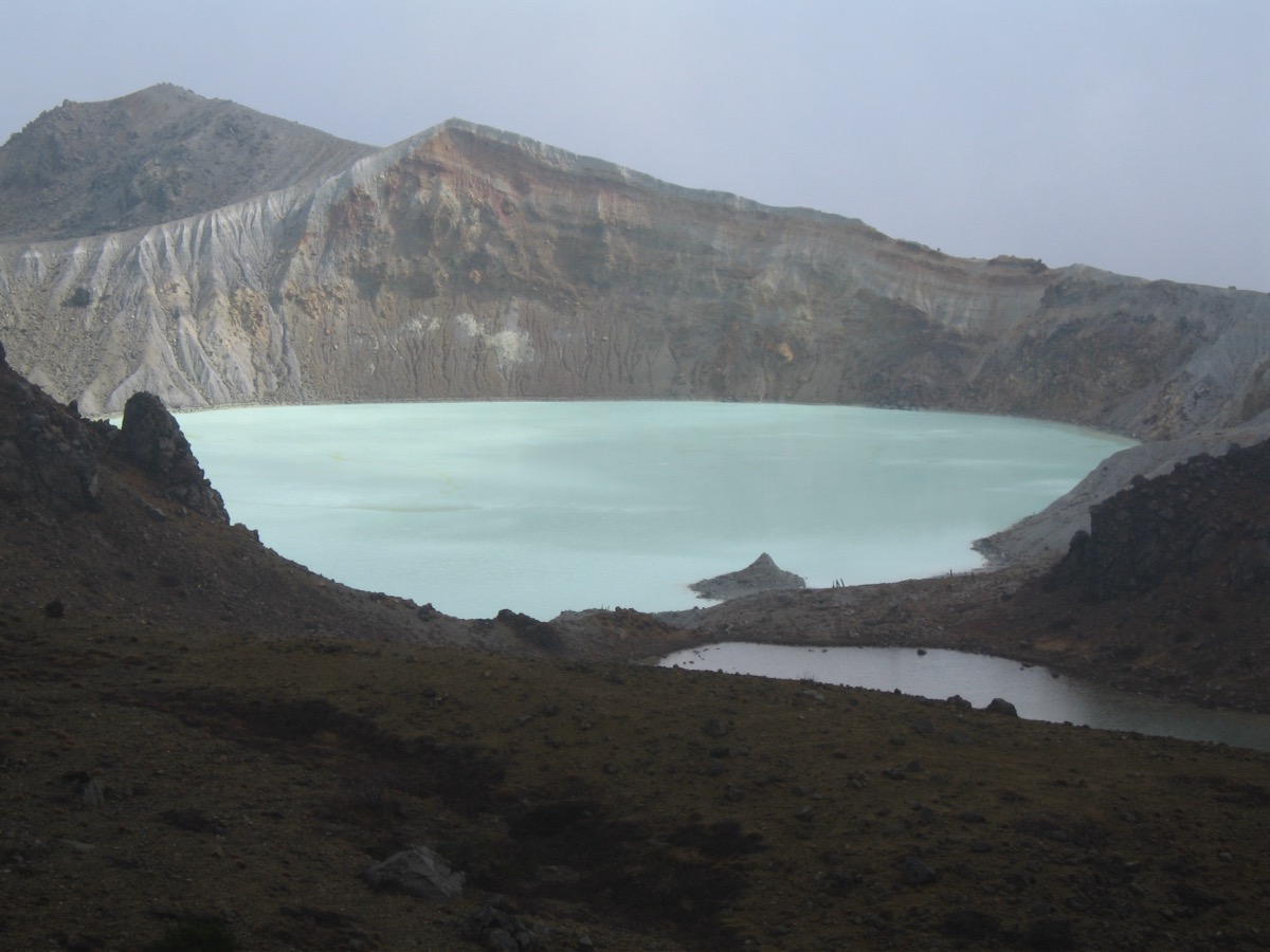 Lake Yugama crater lake, Mt. Kusatsu-Shirane
