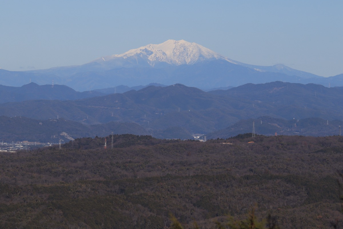 Mt. Ontakesan, from Mt. Hongu