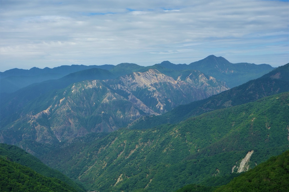Mt. Sukaisan, from Hangetsuyama parking