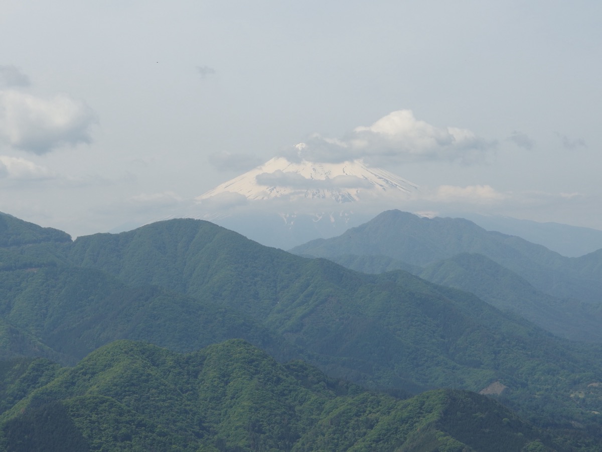 Mt. Fuji from Mt. Takahatayama summit