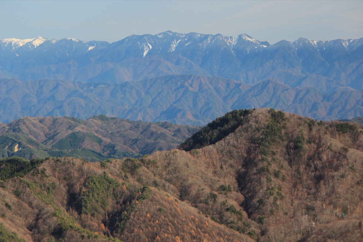 Mt. Tekaridake, from Mt. Okawairi