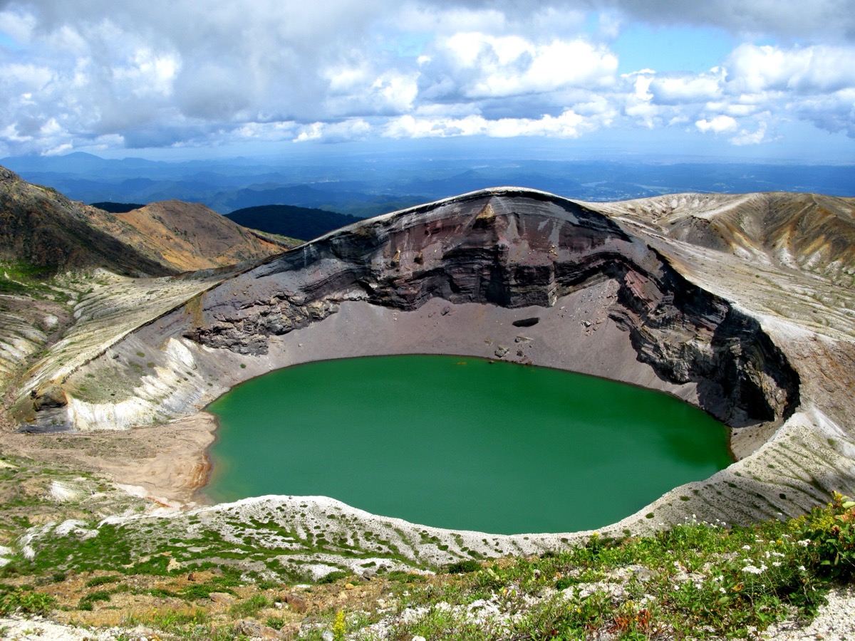 Mt. Zao Okama crater lake