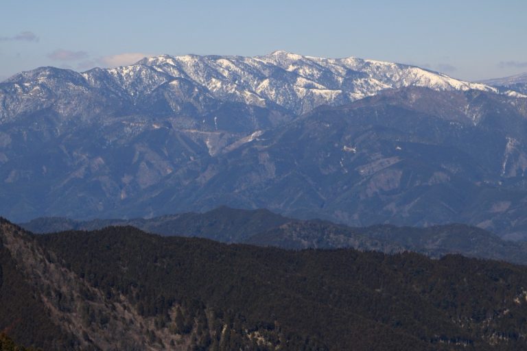 Mt. Kohide from Mt. Futatsumori