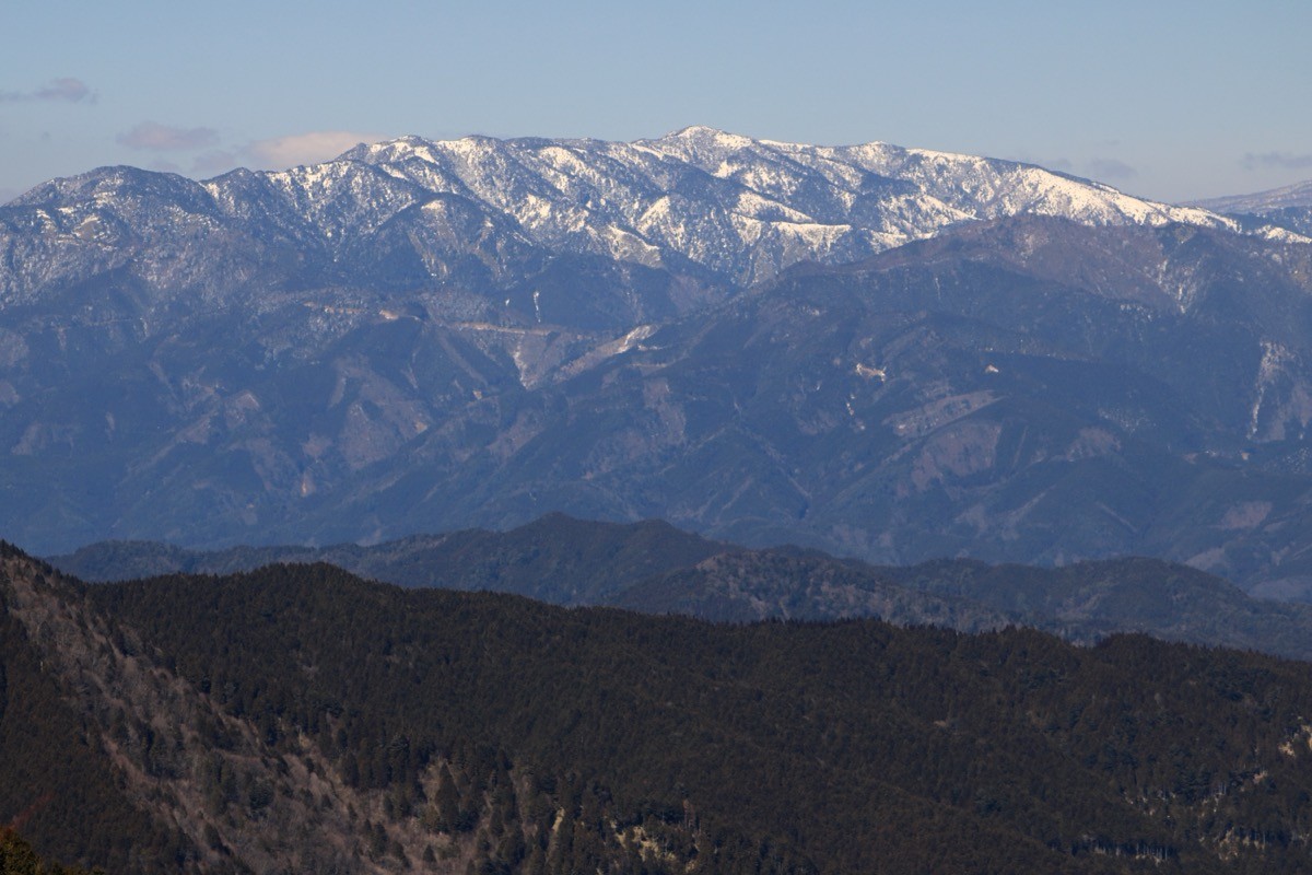 Mt. Kohide from Mt. Futatsumori
