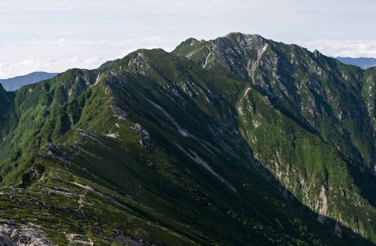 Mt. Minamikoma from Mt. Utsugi