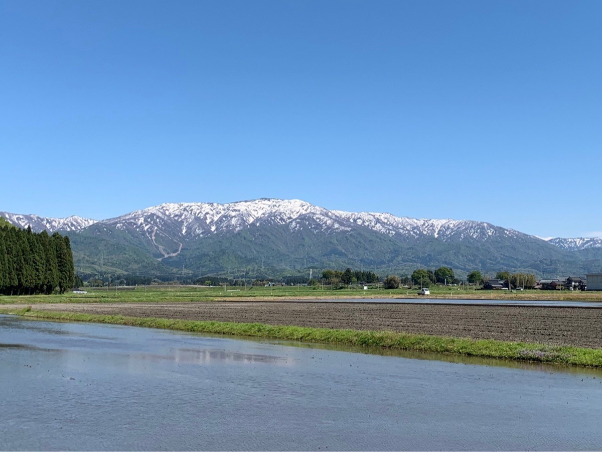 Mt. Ninoji seen from Shibata