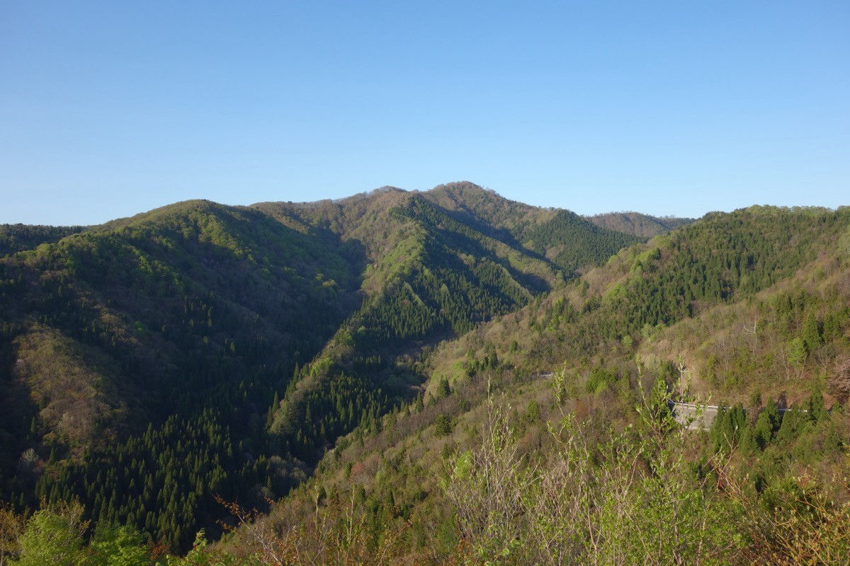Mount Ogi seen from Kaze-no-Hiroba