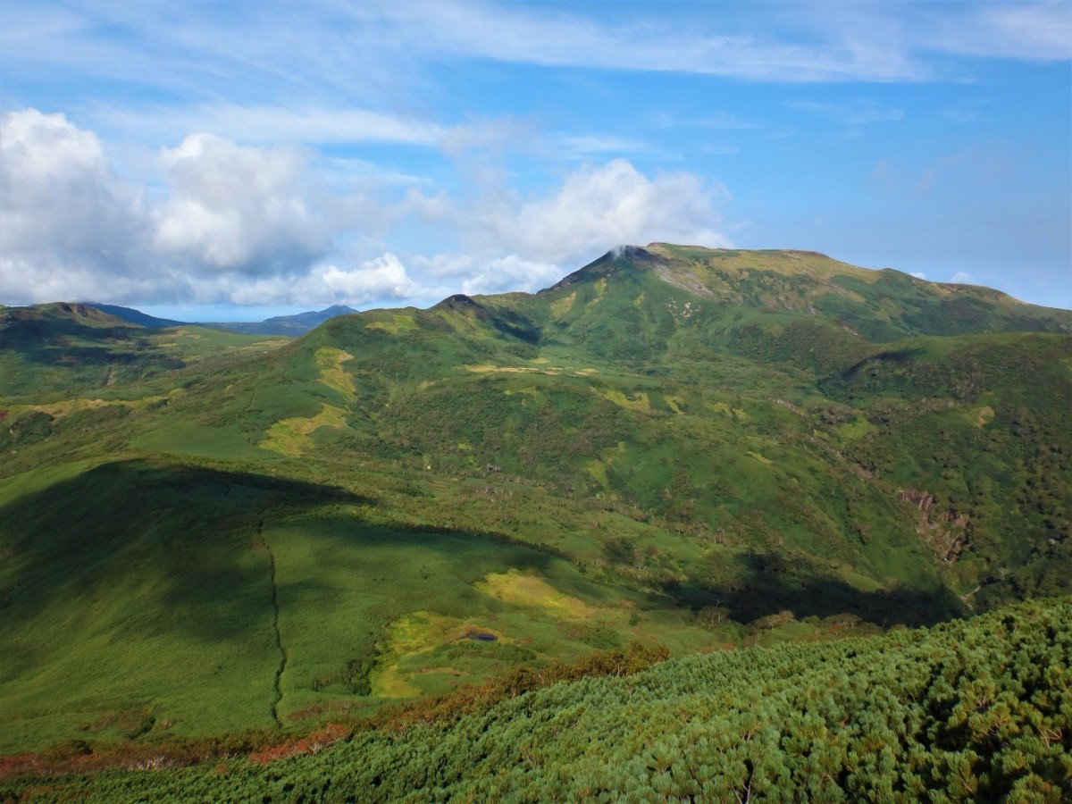 Mt. Shokanbetsu seen from Minami-Shokandake