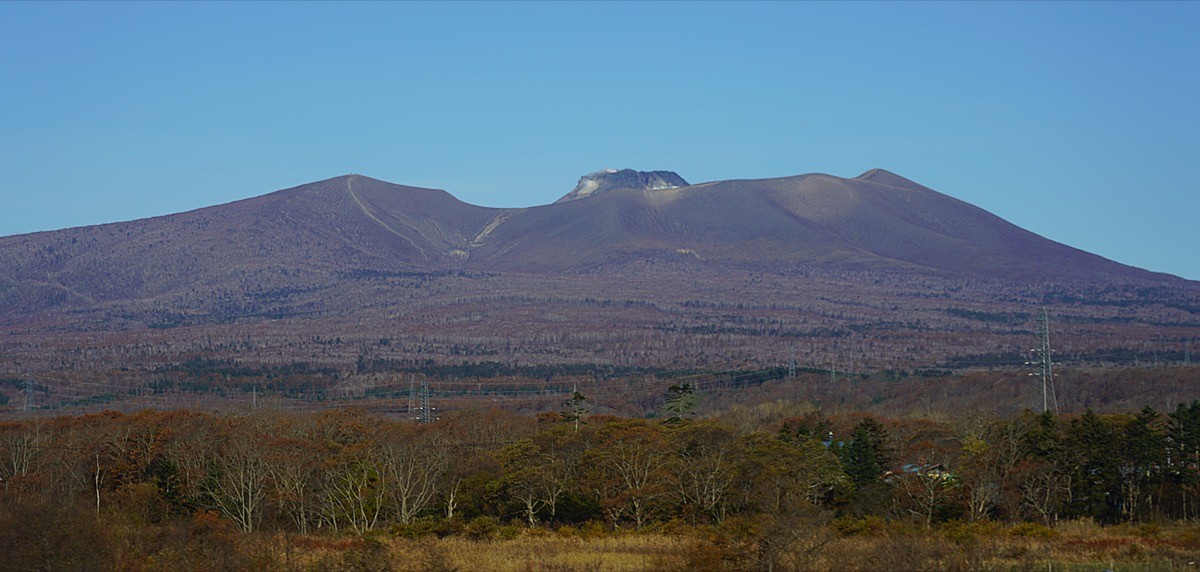 Mt. Tarumae with its lava dome